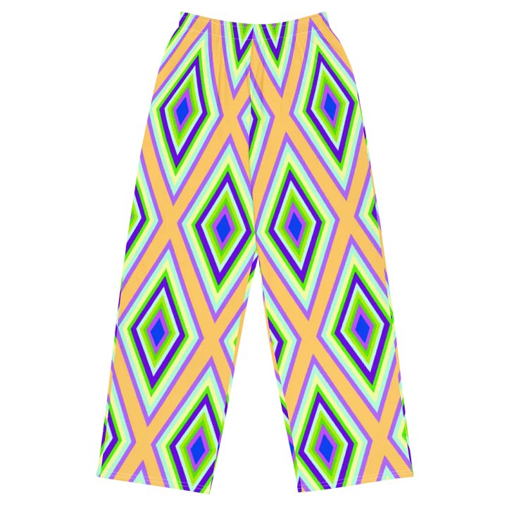 Colorful Diamonds Variation 2 Wideleg Pants product image (2)
