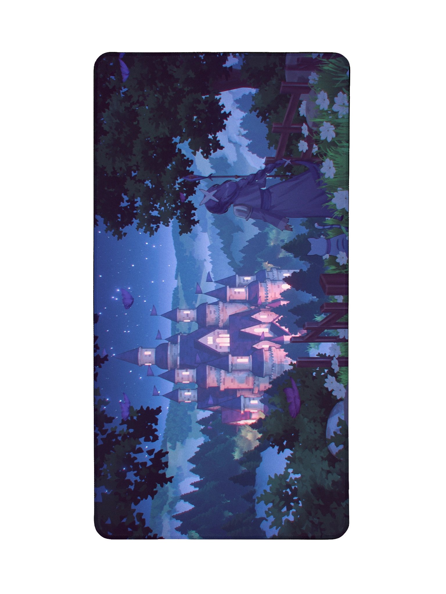 Evening Ros Castle Desk Mat - 15.5" x 31.5" product image (2)