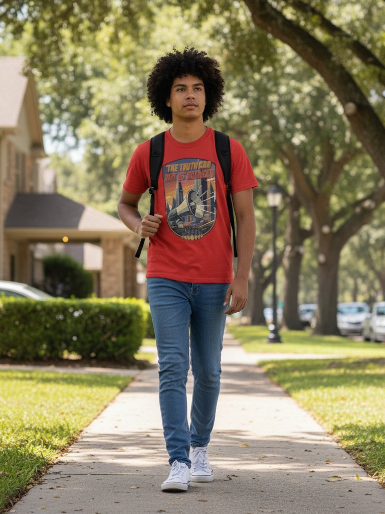 "The Truth Can Not Be Silenced" T-Shirt | Vintage Propaganda Style Tee | Bella Canvas 3001 | Statement Shirt product image (7)