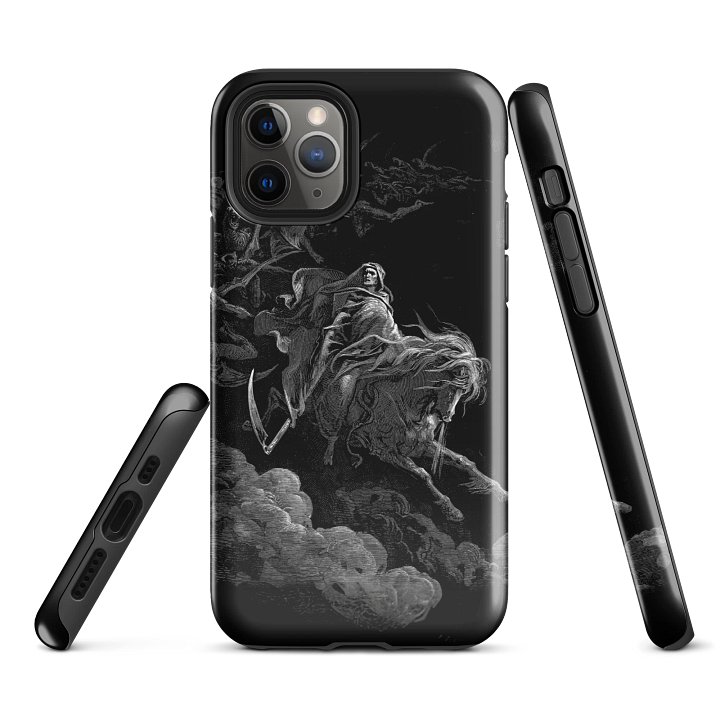 Gustave Doré – Revelation 6:8: Death on the Pale Horse (The Vision of Death) – iPhone® Tough Case product image (3)