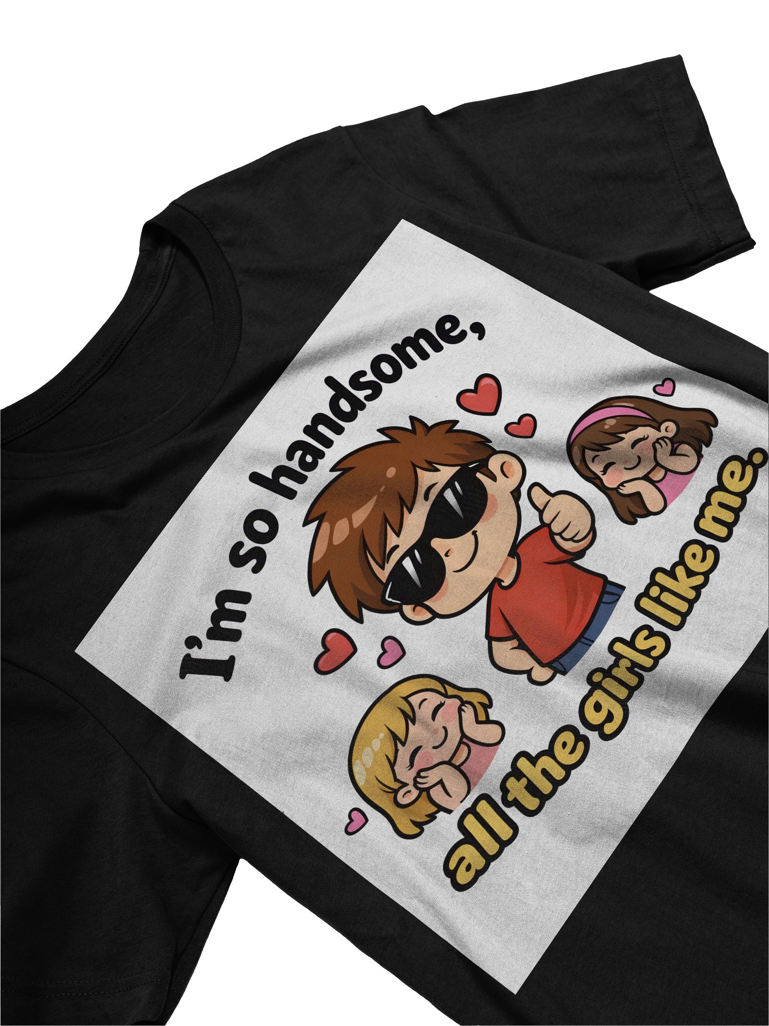 I'm So Handsome – Confident & Fun Graphic Tee product image (3)