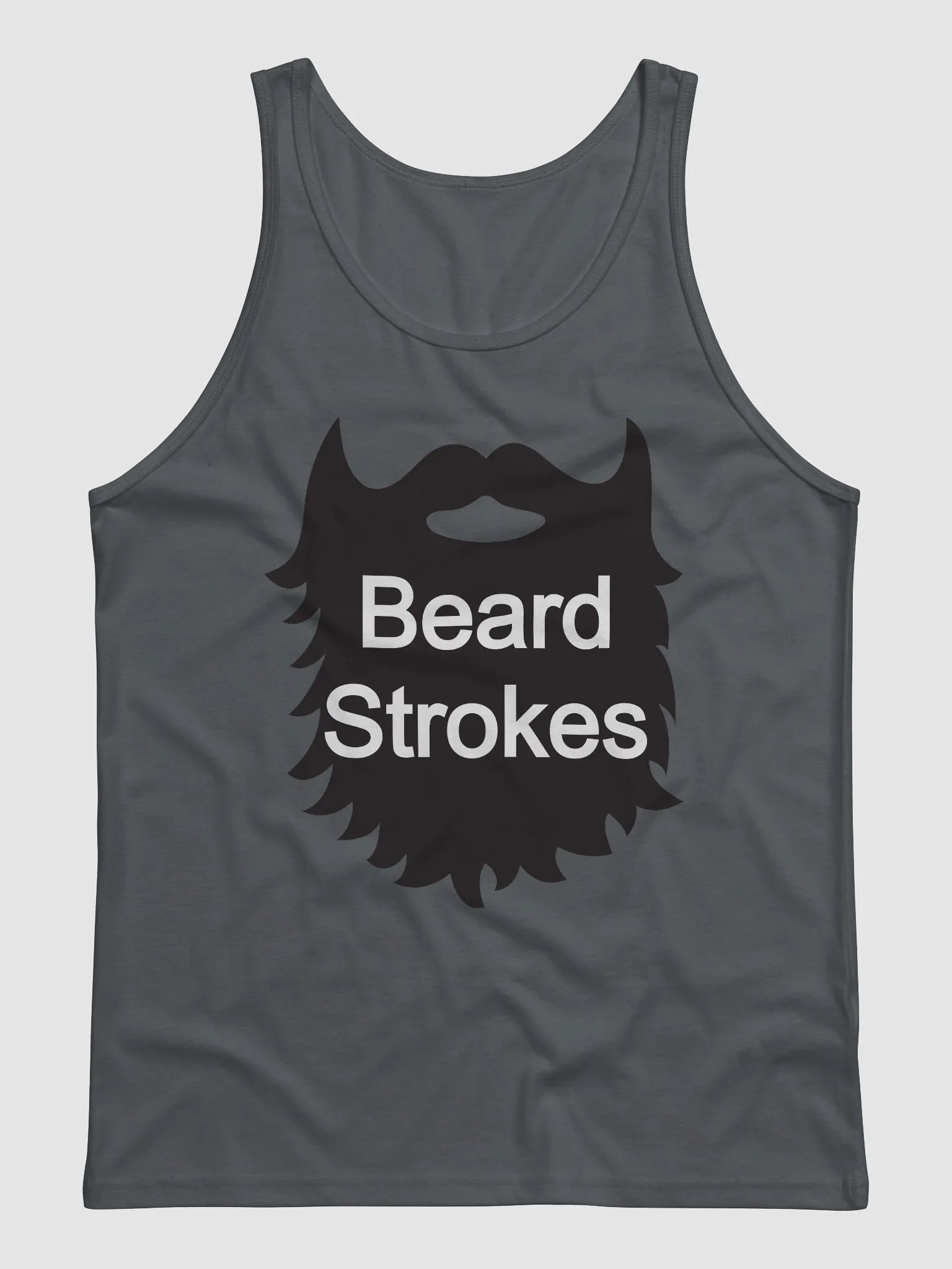Beard Strokes Tank Top - Unisex (Black Beard) product image (1)