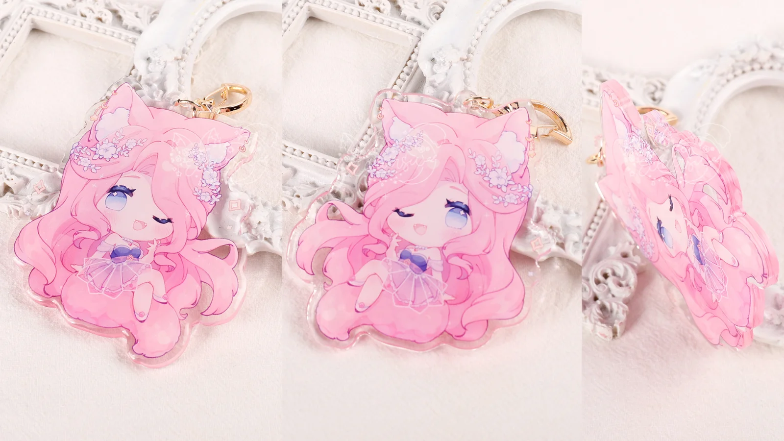 Tsuke-chibi Eclairsu Keychain 3in product image (2)