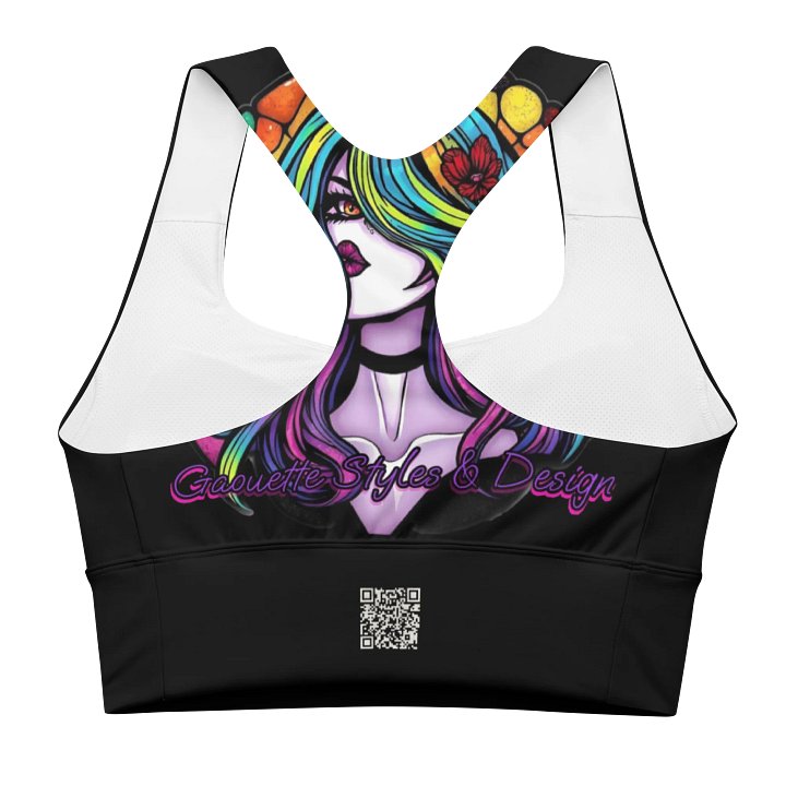 Colorful Elegance All-Over Sports Bra product image (2)