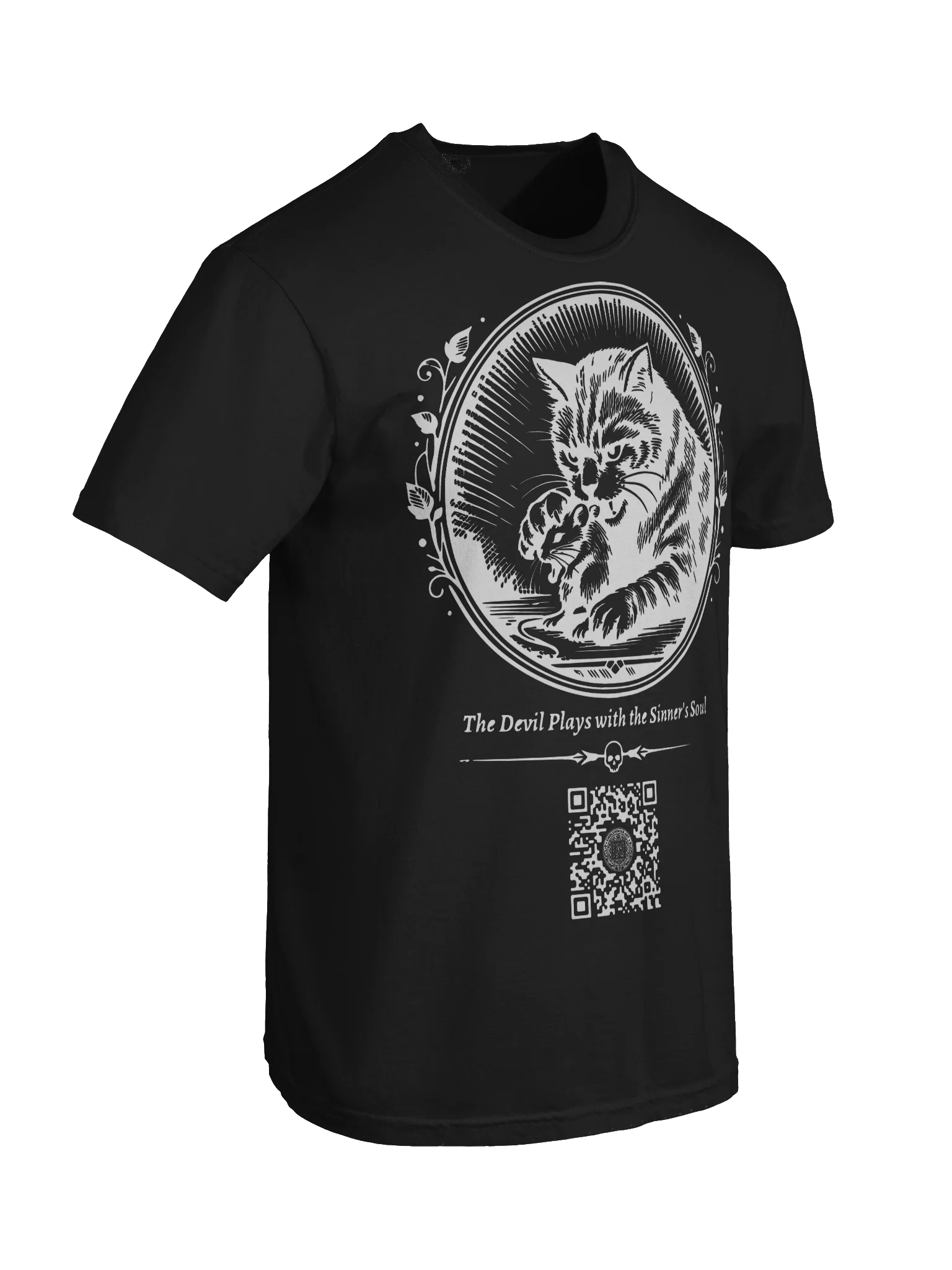 Cat and Mouse (White on Black/Color) product image (8)