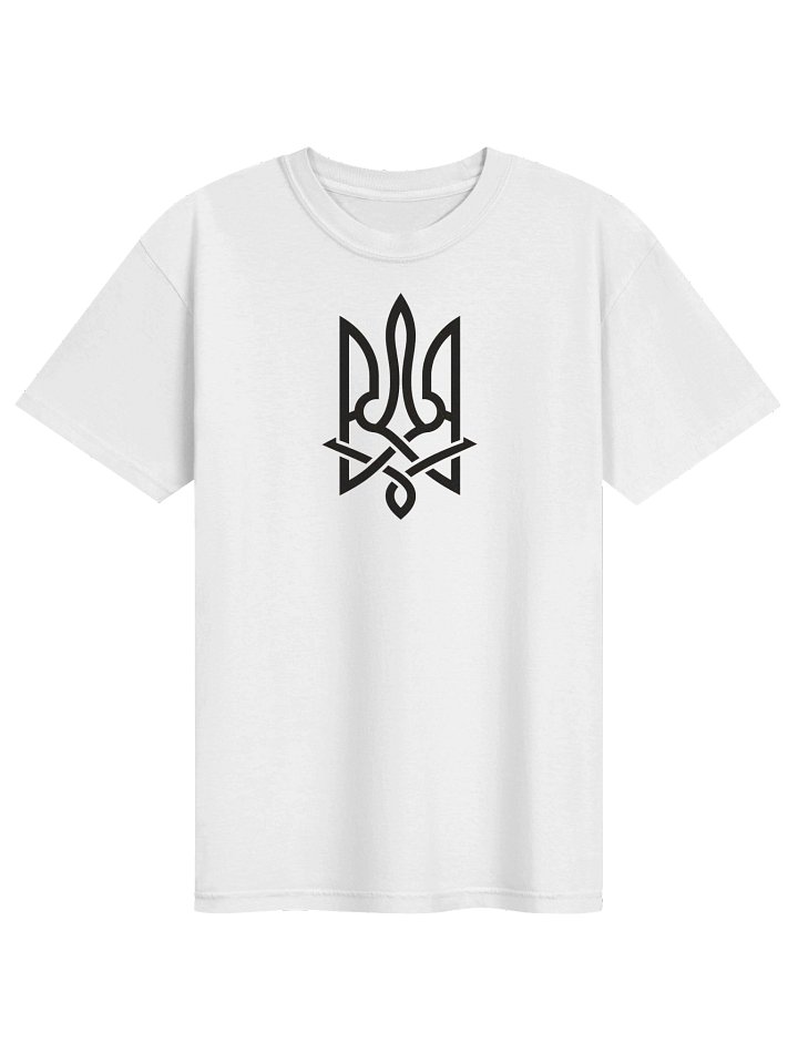Man Comfort T-shirt With Trident, white product image (1)