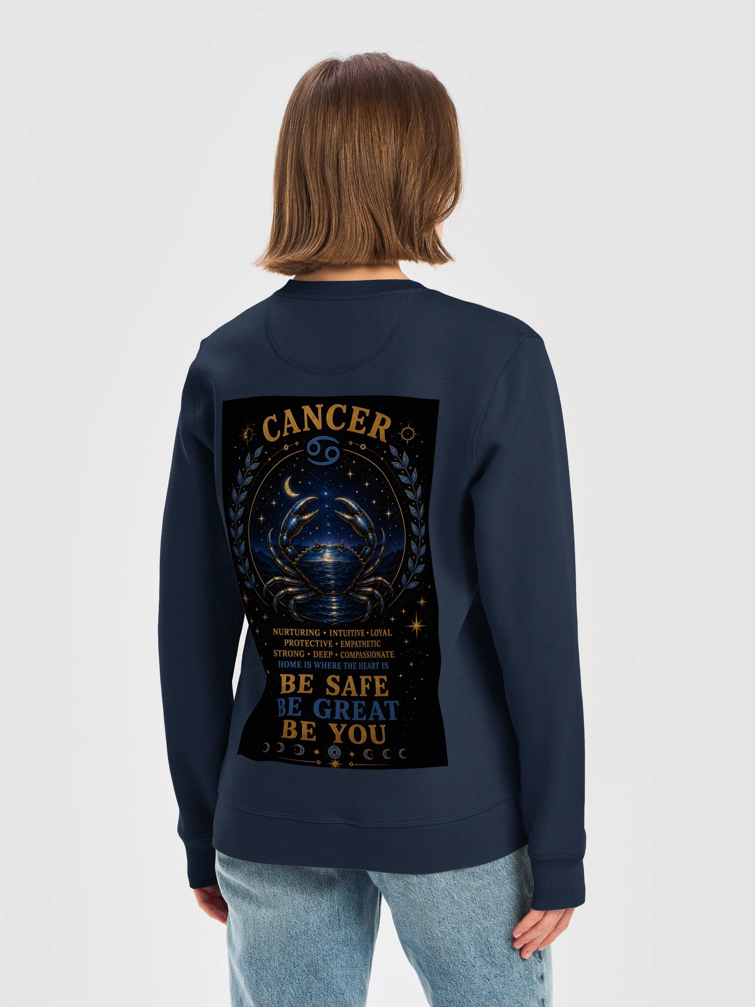 Cancer For the protectors. Loving. Intuitive. Compassionate. Cancer leads with heart and creates a home wherever they go. 🌙 Be Safe. Be Great. Be You. product image (16)