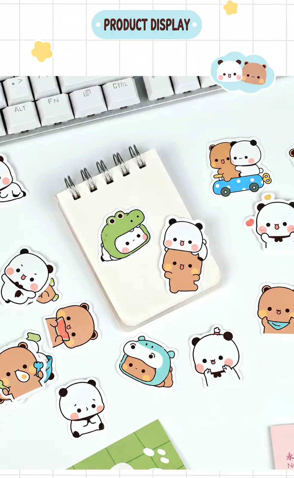 Bubu Dudu Keychain + Stickers 80 Units product image (5)