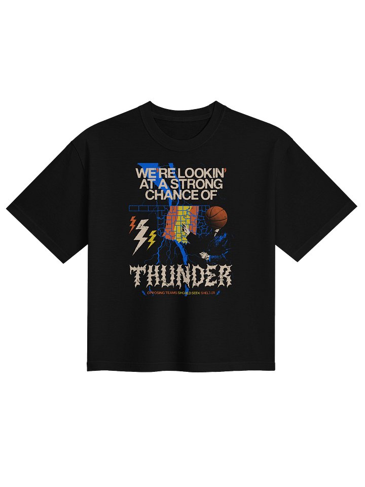 Chance of Thunder Boxy Women's Tee product image (1)