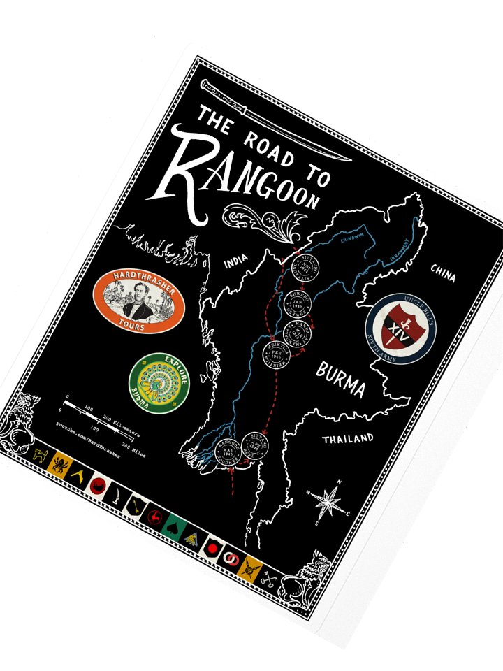 Road to Rangoon Tour Sticker product image (2)