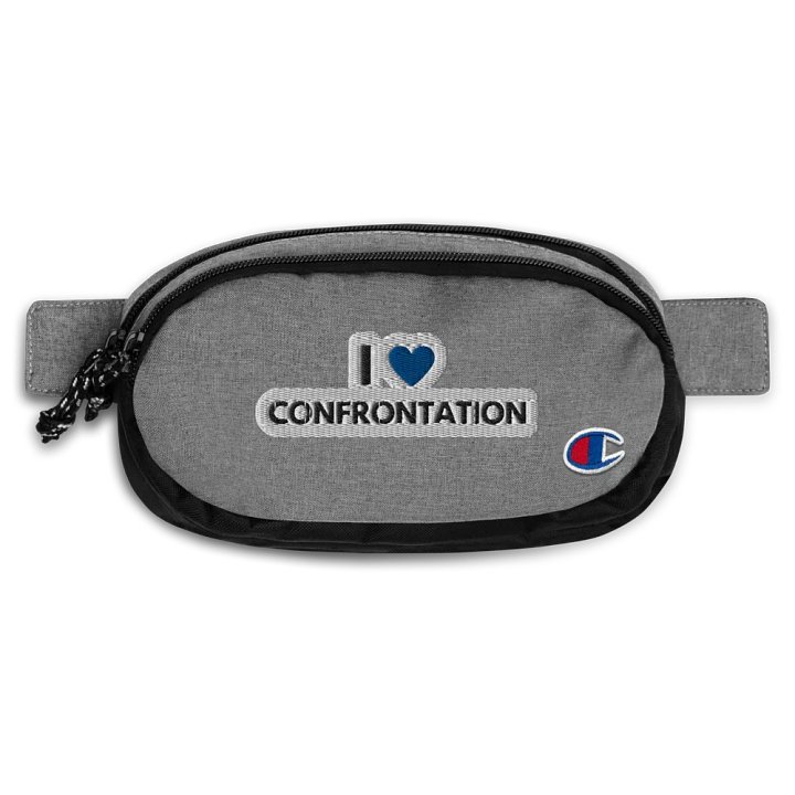 I <3 Confrontation (royal bubble design) champion fanny pack product image (1)