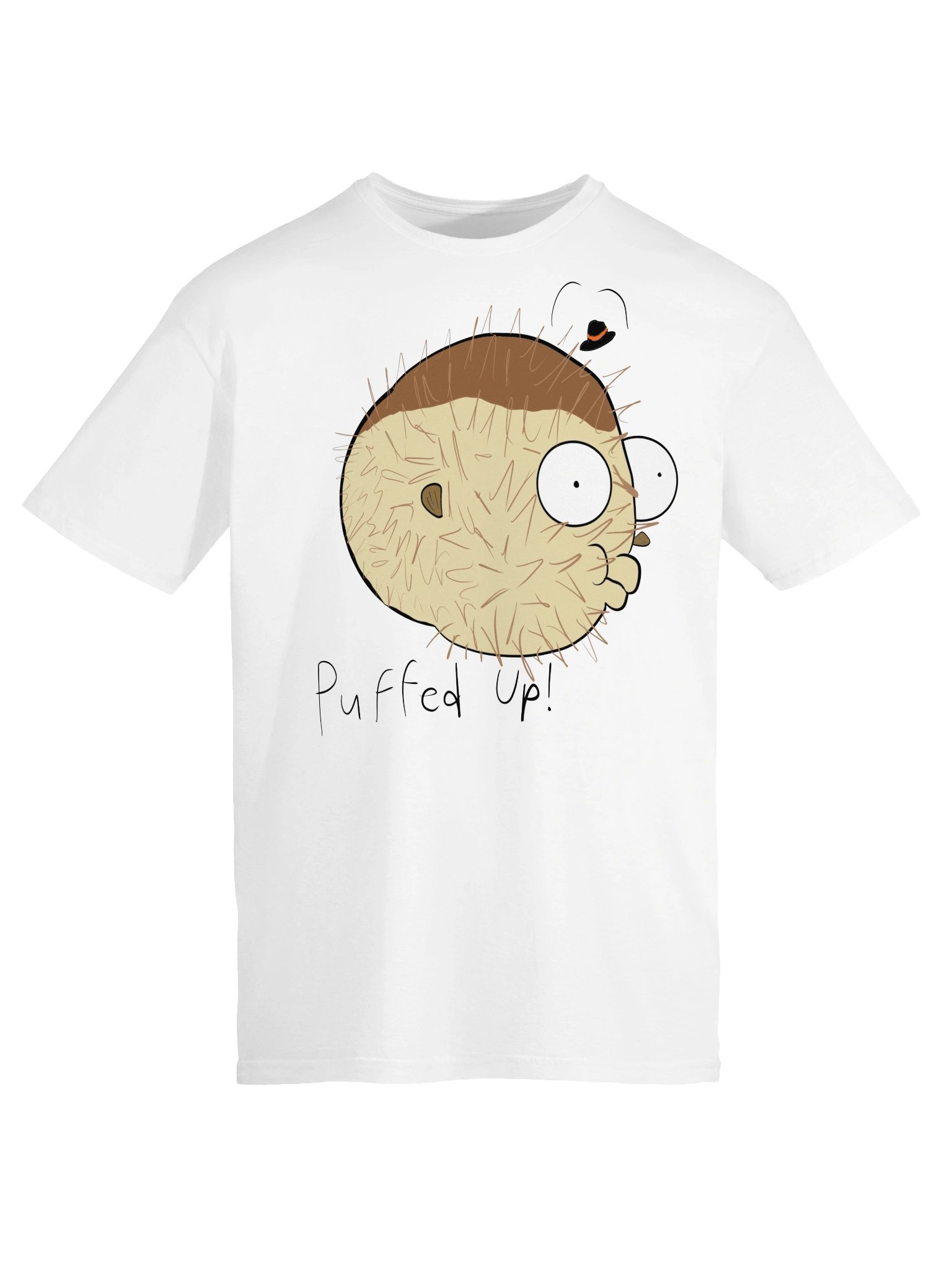 Stuck pufferfish T-shirt product image (17)