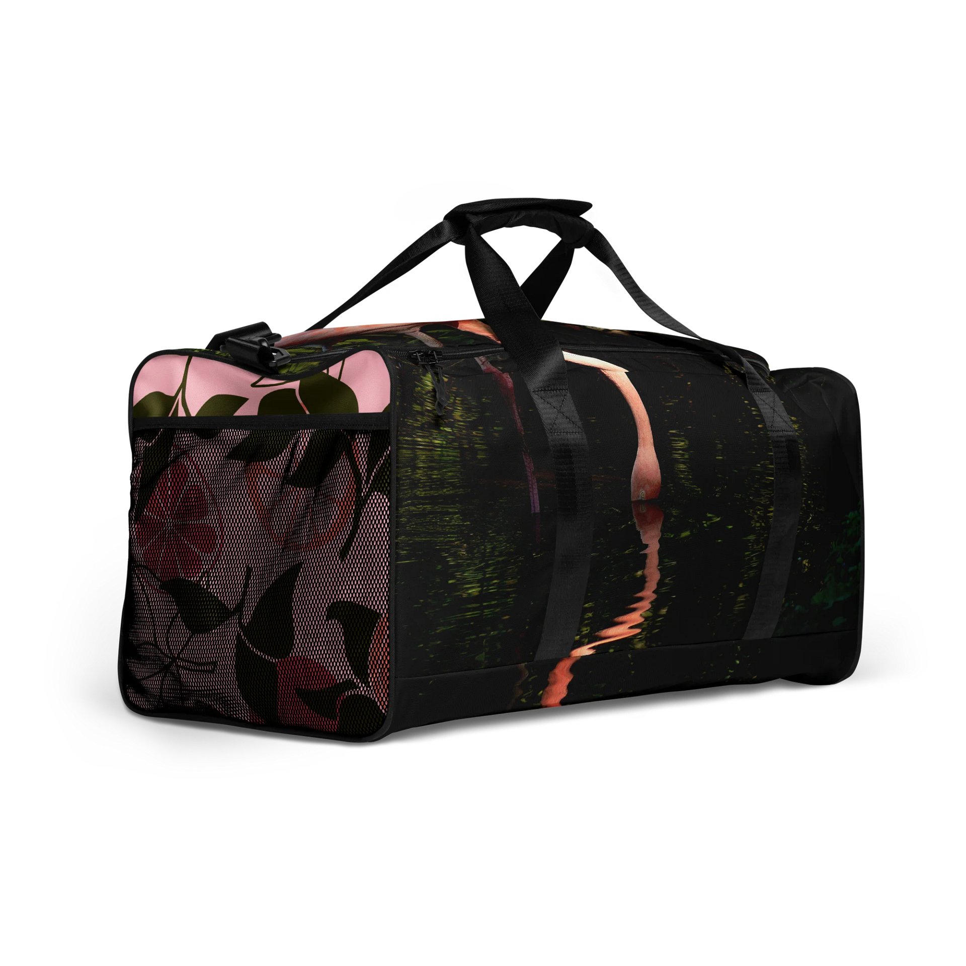 Travel bag - Flamingo waterreflection (Pink Design) product image (3)