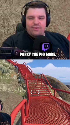 I Started Talking Like Porky The Pig! #bigwalk #funny #chaos #Funwithfriends #gamingtok