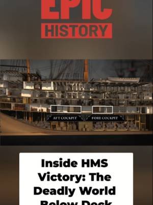 The deadliest place on HMS Victory wasn't where you'd expect. 💀⚓ #FYP Deep below the waterline, sailors had zero escape. Cannon fire. Splinters. Fire. No way out. This is how they actually died. #HMSVictory #NavalHistory #History #HistoryTok #TrafalgarBattle #RoyalNavy #BattleOfTrafalgar #AdmiralNelson #AgeOfSail #ShipLife #MedievalHistory #OldHistory #HistoryLovers #DeepDive #HistoryFacts #LearnOnTikTok #DarkHistory #WarHistory #RoyalNavyHistory #ExplorePage #FYP #ForYouPage #Epichistory