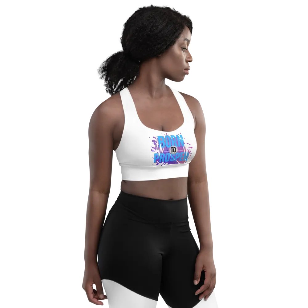 Energize Born to Prosper Padded Workout Sports Bra product image (7)