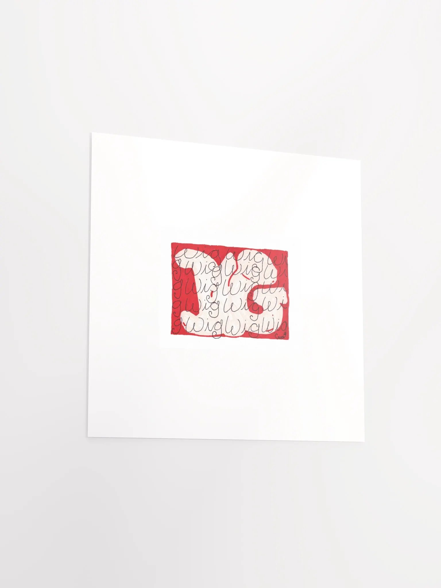big wig panel card print product image (5)