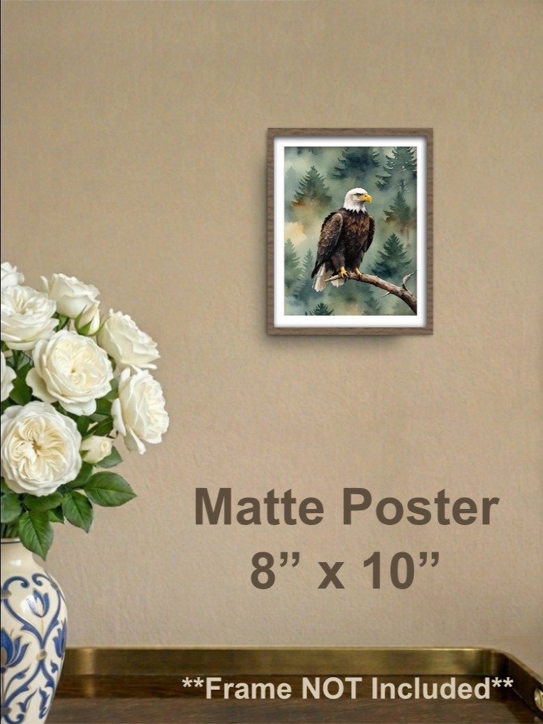 Bald Eagle Matte Poster product image (1)