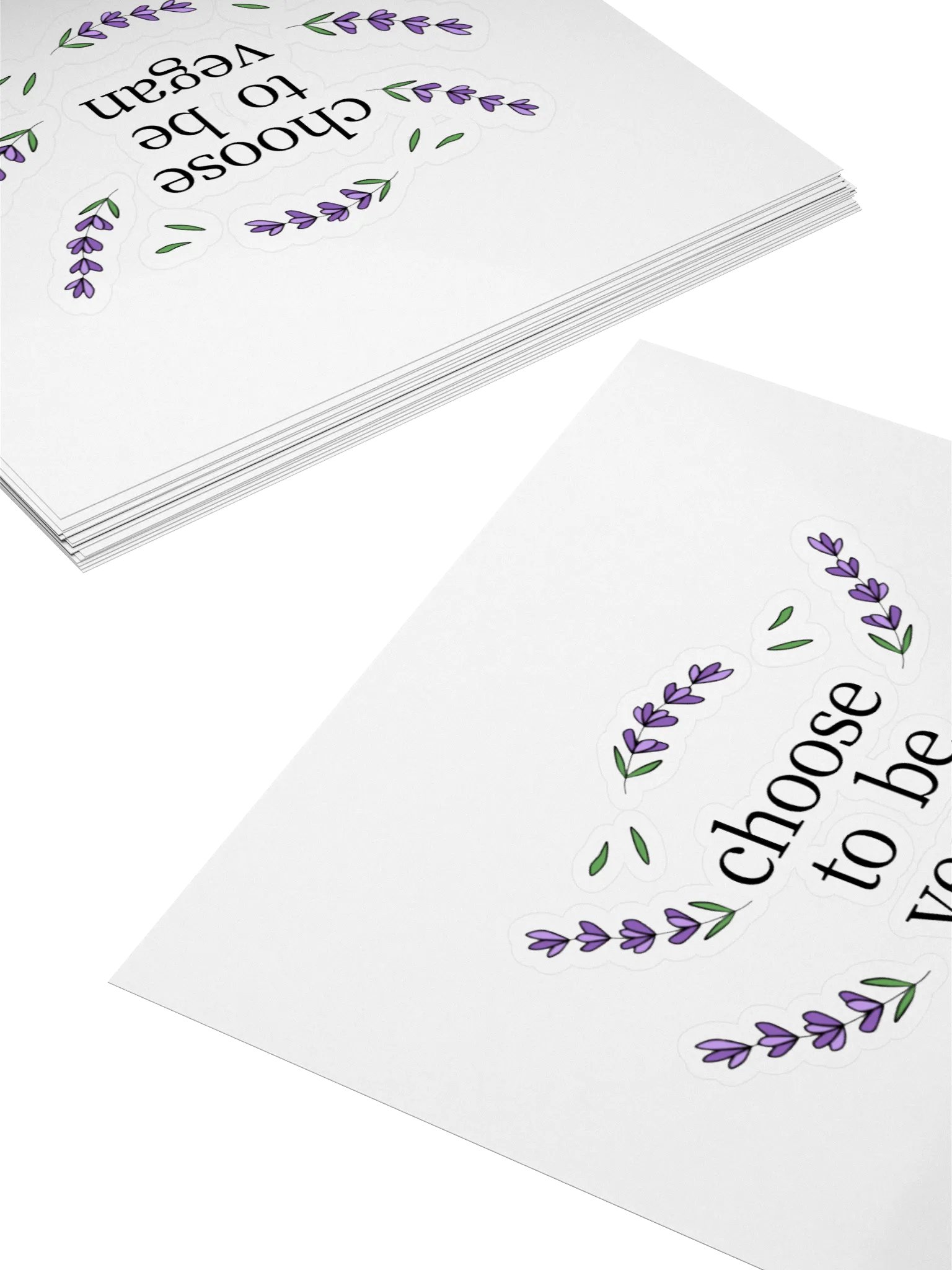 “Choose to be Vegan” Fun Sticker product image (4)