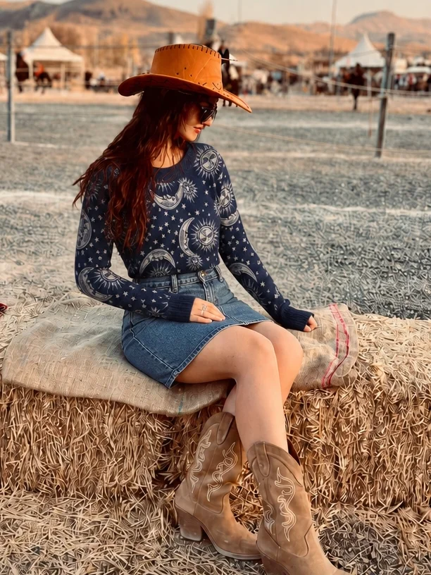 Celestial Bliss Unisex Knitted Sweater product image (1)
