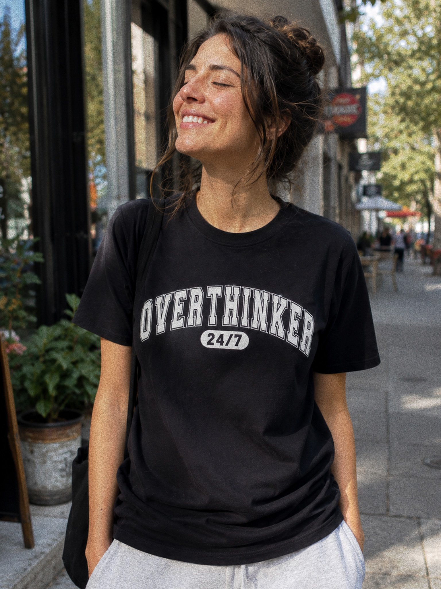 Overthinker 24/7 Varsity Tee product image (1)