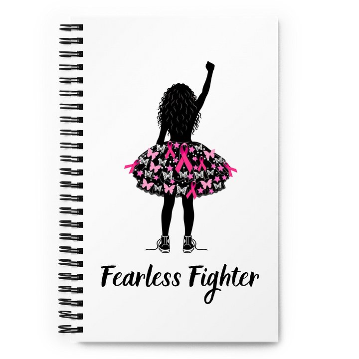 Breast Cancer - Fearless Fighter Spiral Journal product image (1)