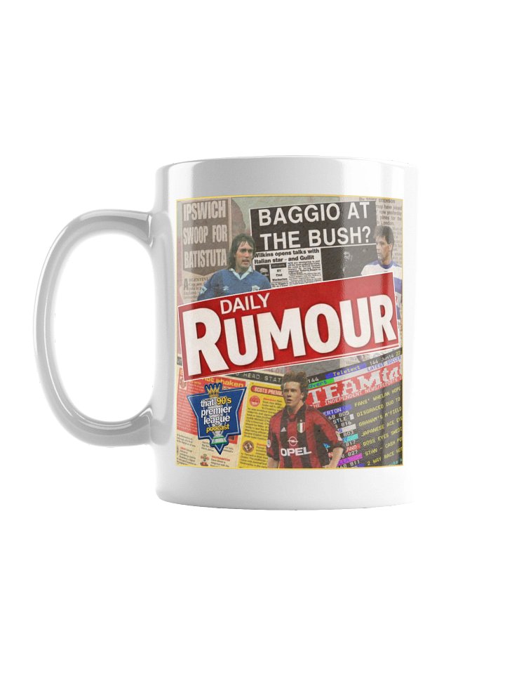 Daily Rumour 90s Football Mug product image (1)
