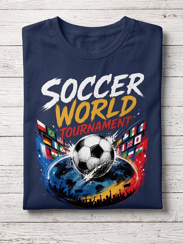 Soccer World Tournament T-Shirt – Global Fan Graphic Tee product image (1)