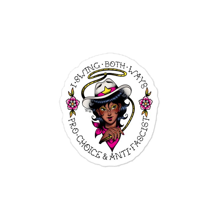 I Swing Both Ways Sticker product image (1)