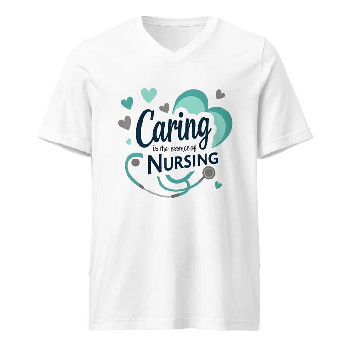 Caring is the Essence V-Neck Tee product image (1)