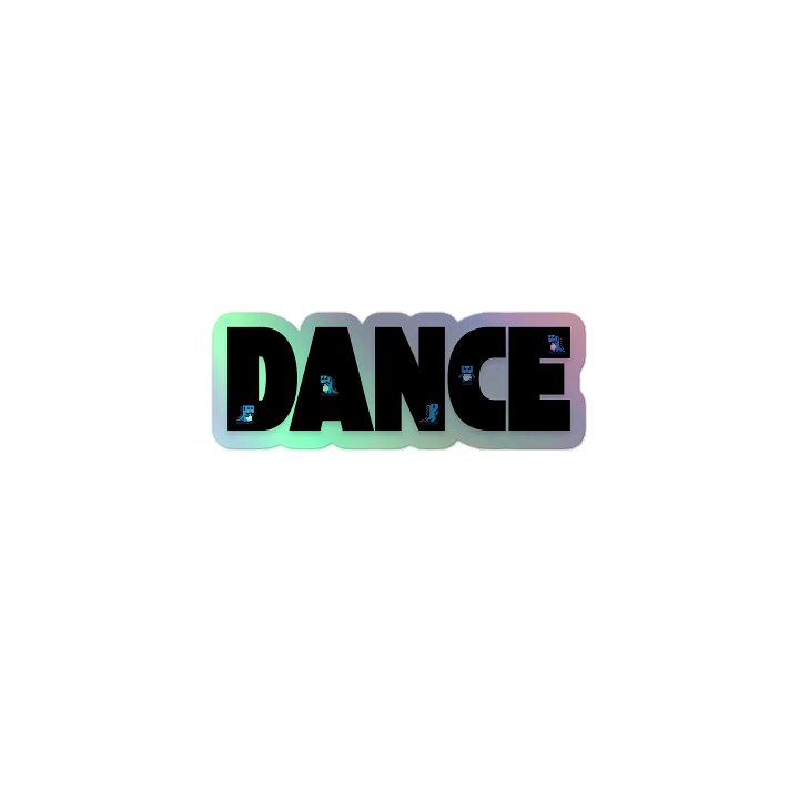 DANCE Dino Holo Sticker product image (1)