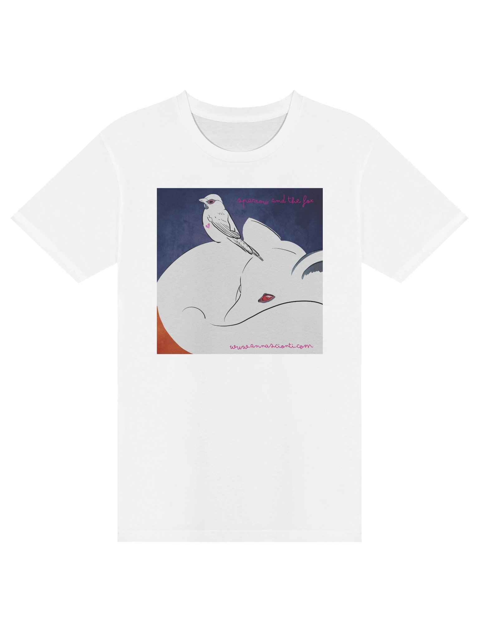 Sparrow And The Fox - White Tee product image (3)