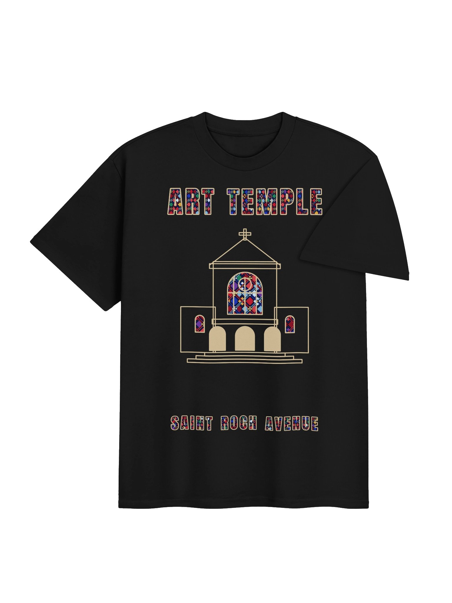 504 — Art Temple · Tee · Black product image (4)