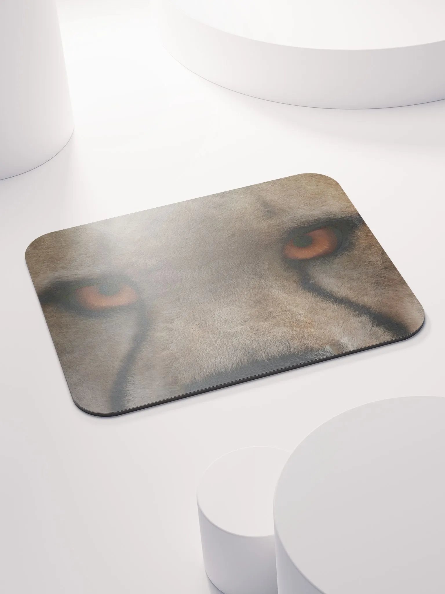 Cheetah Head - Desk Mouse Pad product image (4)