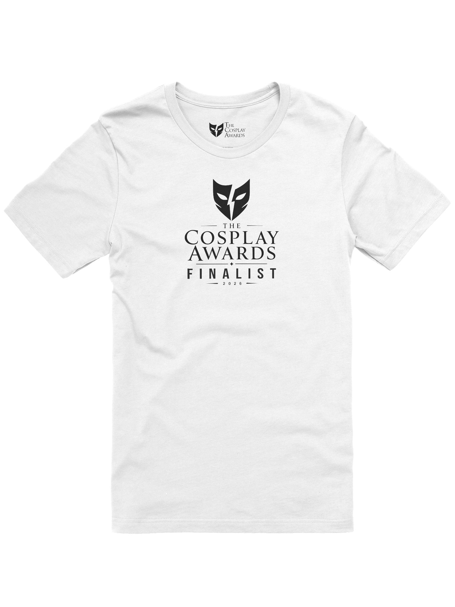 The Cosplay Awards Finalist 2026 Tee - Black on White product image (1)