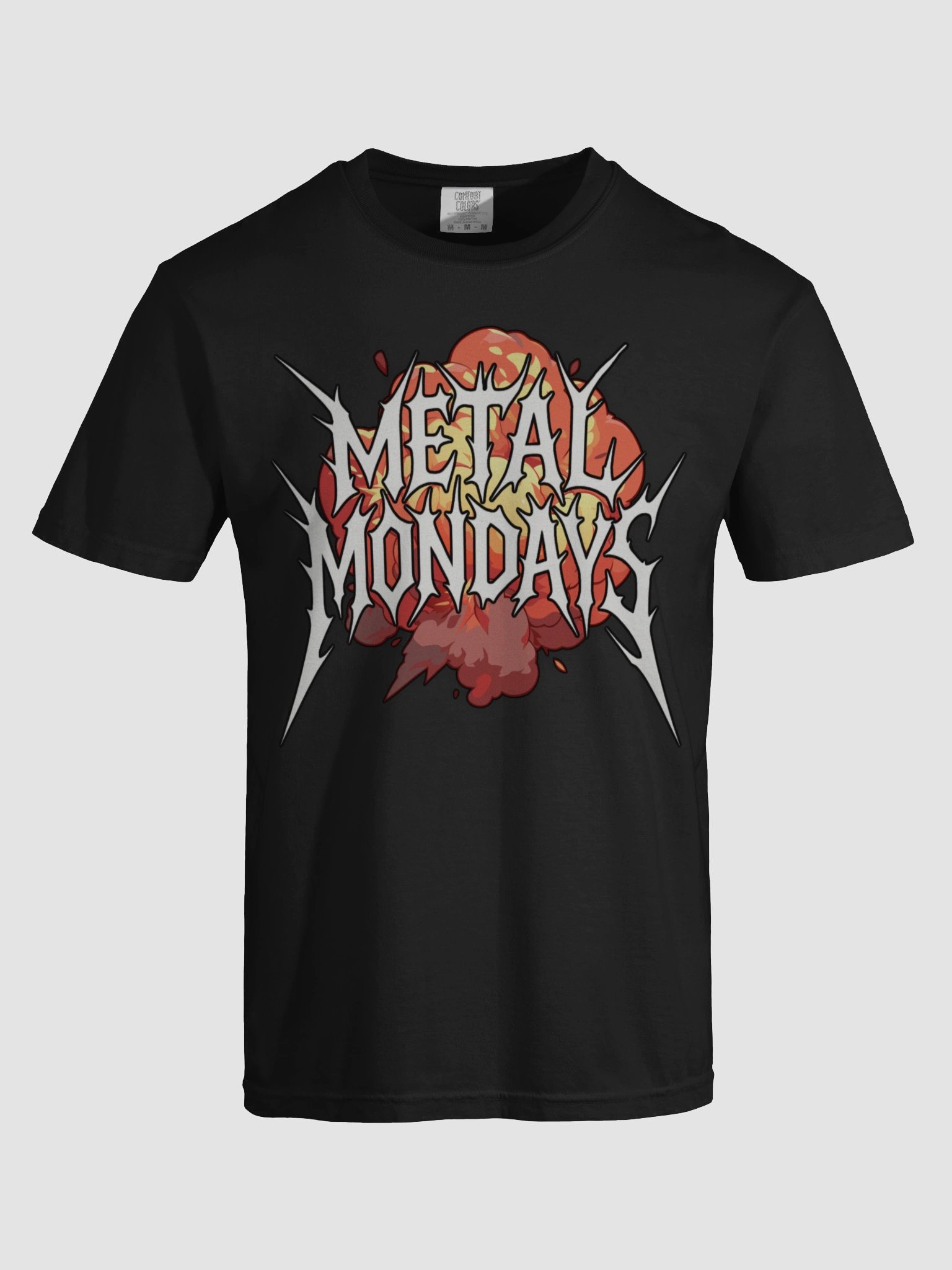 Metal Monday Explosion Graphic Tee product image (7)