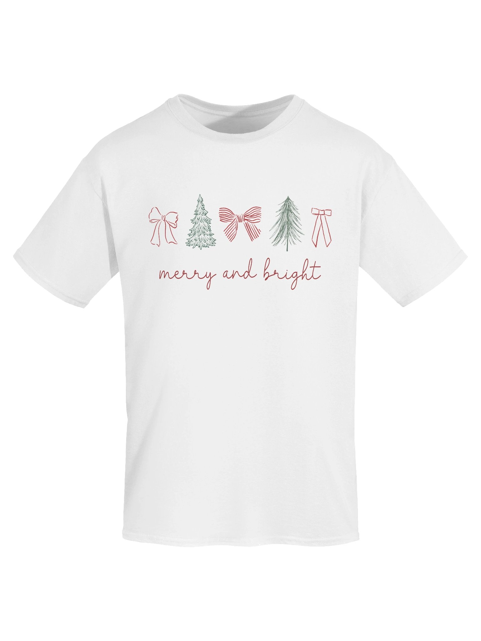 Merry and Bright Christmas T-Shirt product image (61)