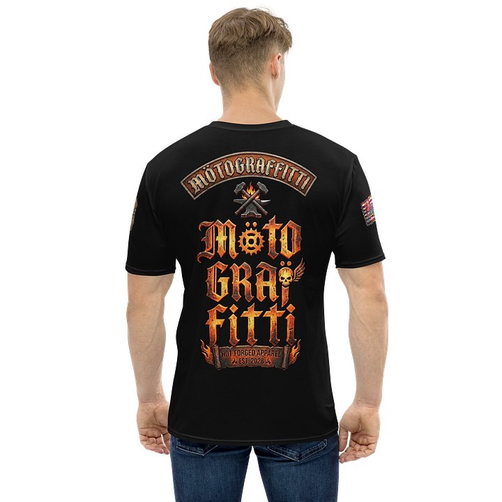 MötoGraffitti Forged Iron Tee product image (1)