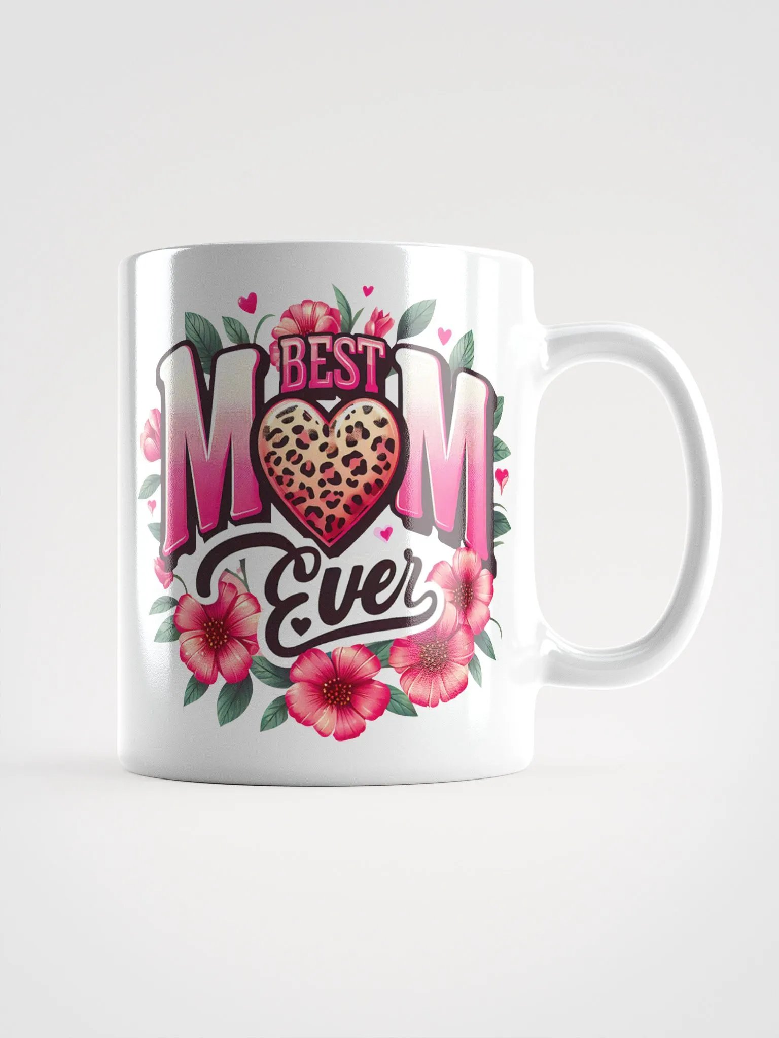Leopard Heart Best Mom Ever Mug product image (1)