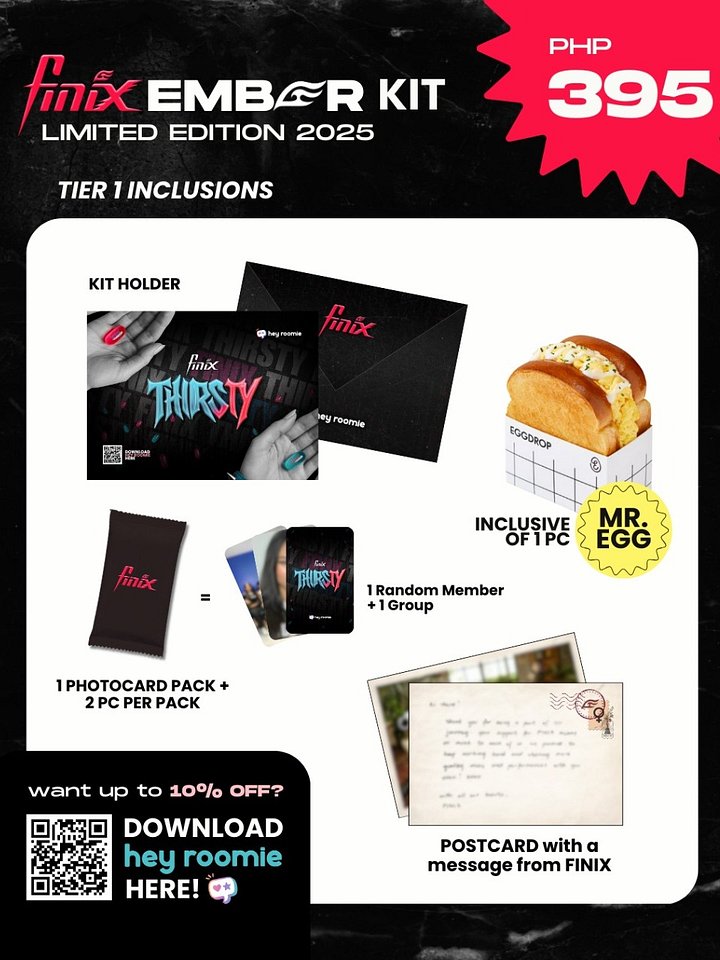 Commemorative Envelope Kit - Limited Edition FINIX Ember Kit (2025 Pre-Debut) product image (1)