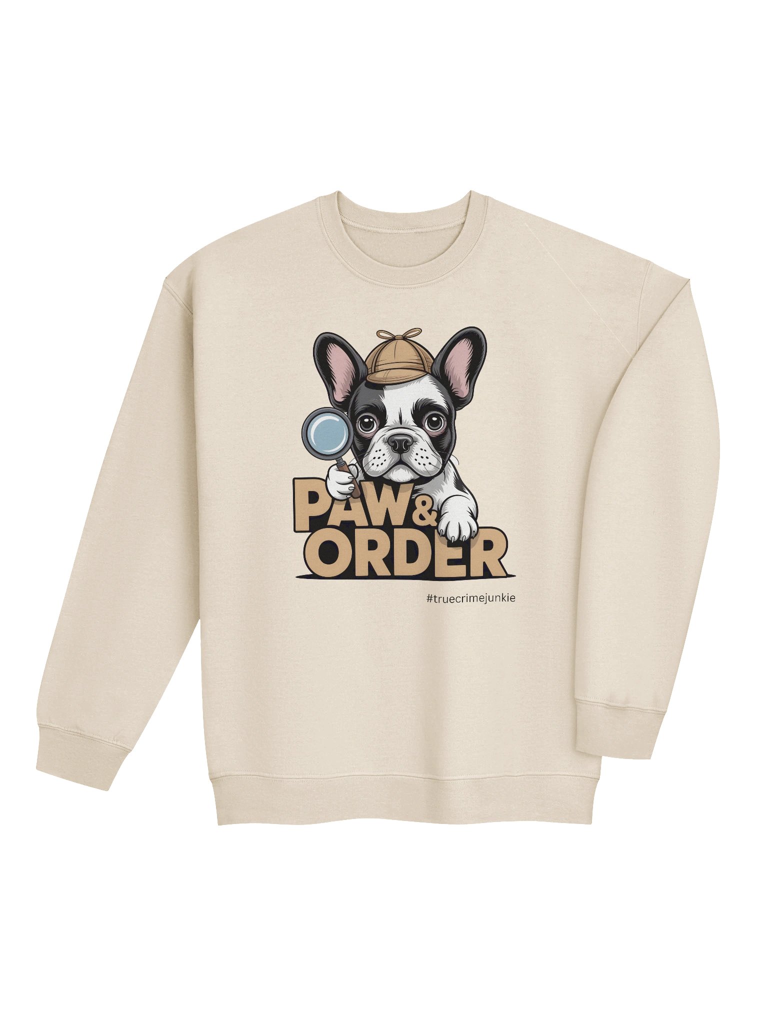 True Crime Junkie French Bulldog Lover Sweatshirt product image (17)