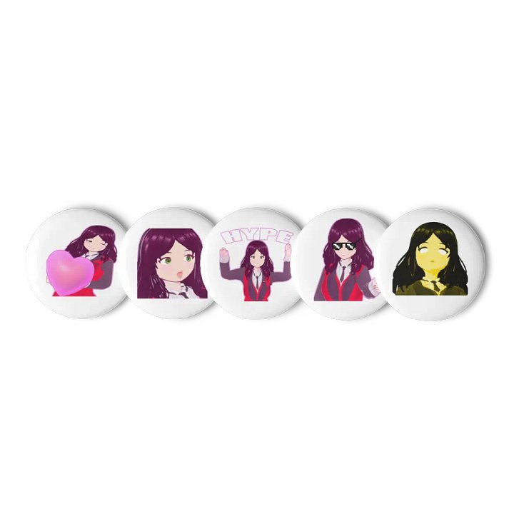 ConfusedCoast Emote Button Pins product image (1)