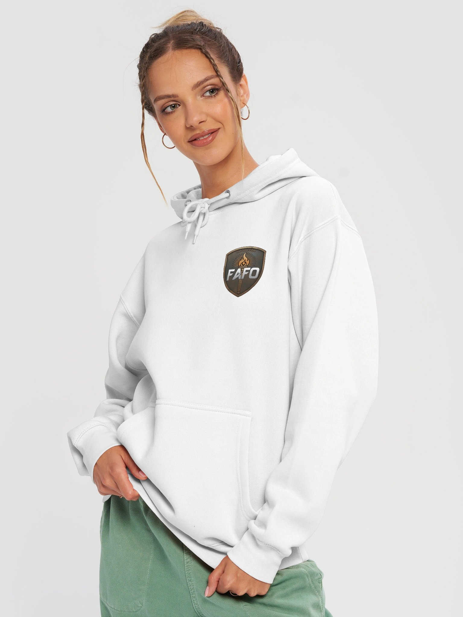 Radiant FAFO Torch Emblem Hoodie product image (3)