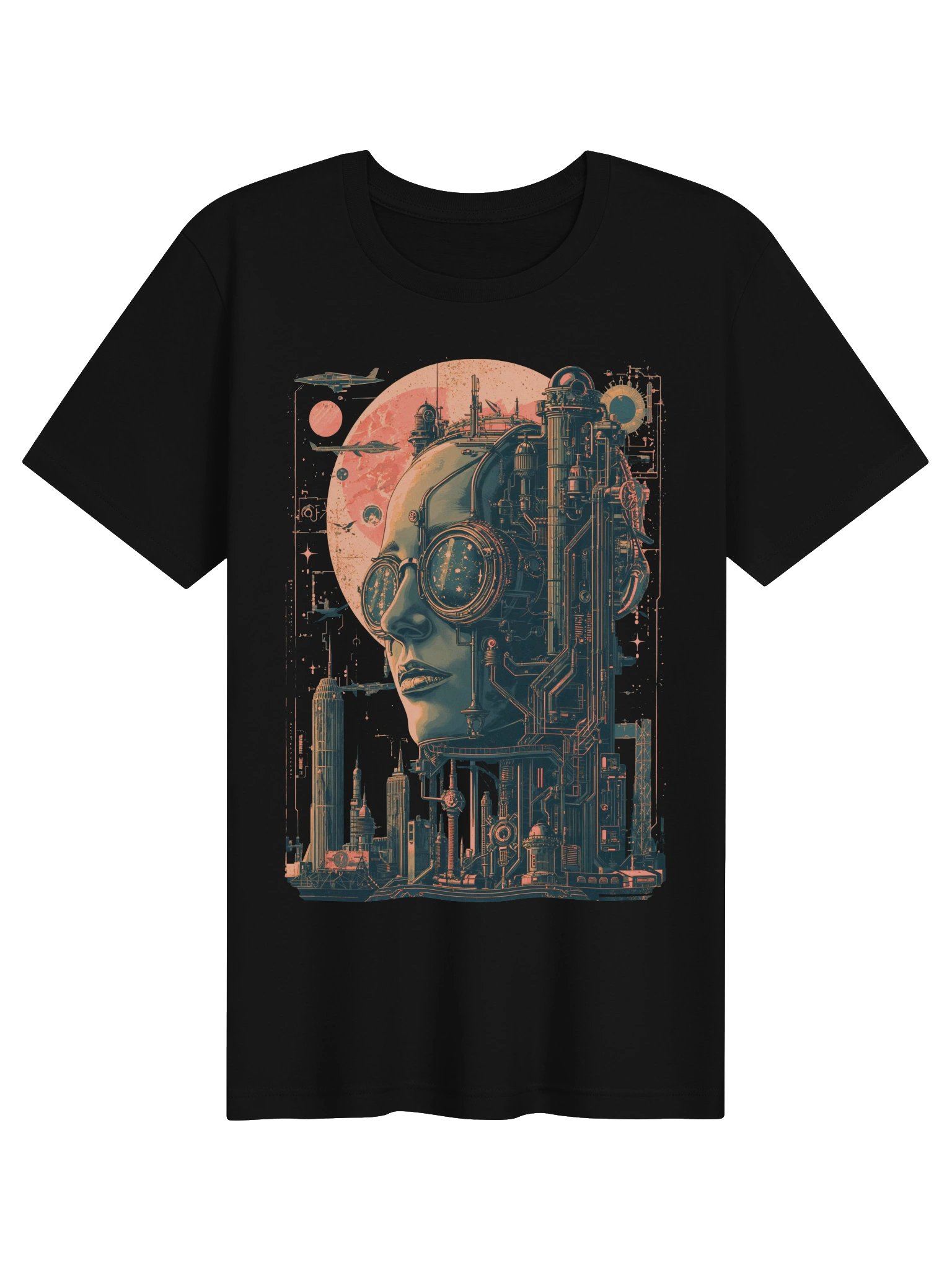 Retro Futurist Cyberpunk Vision Lightweight T-Shirt product image (1)