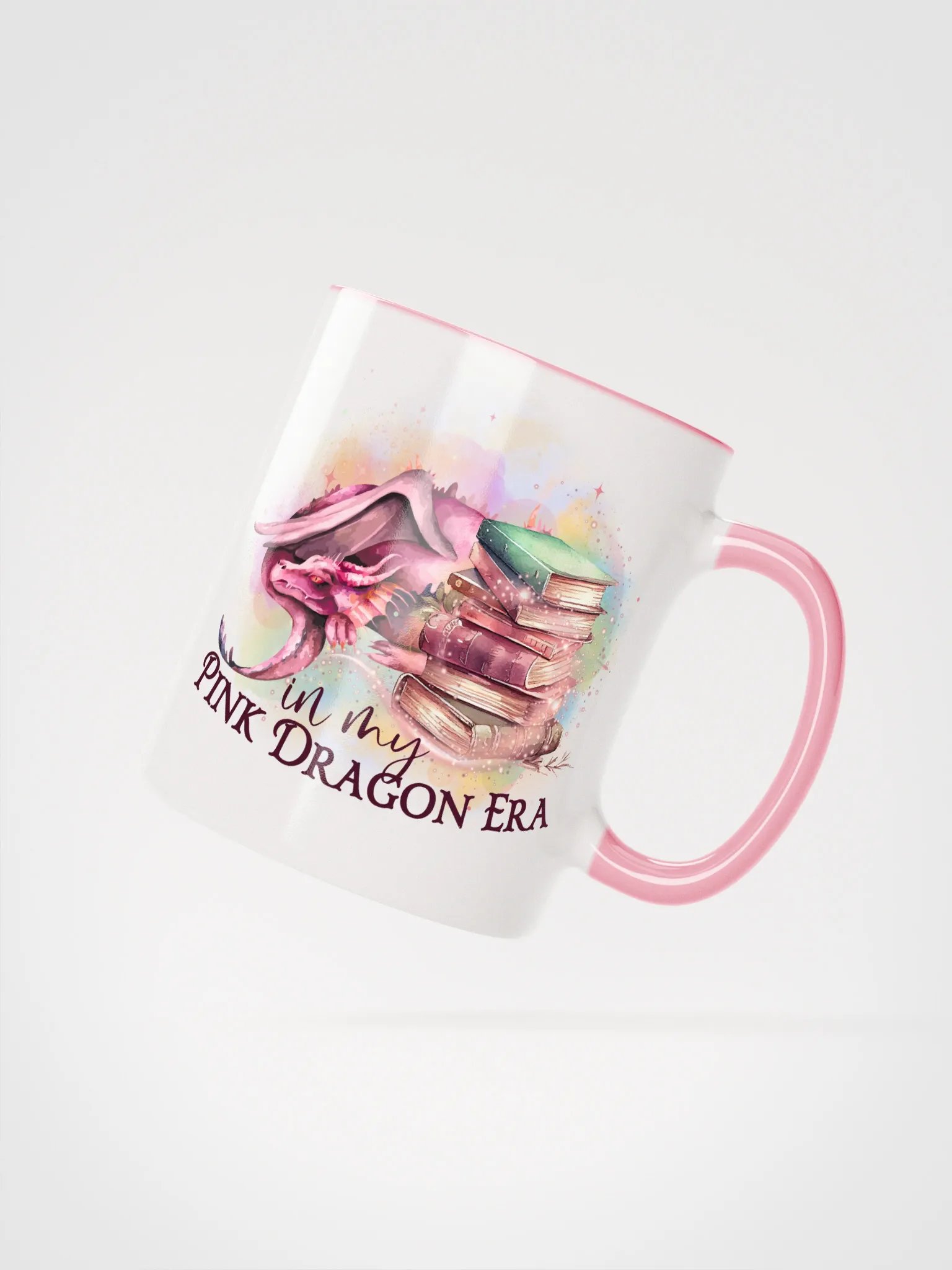 Elven Heartbound Mug ~ "In my Pink Dragon Era" product image (2)