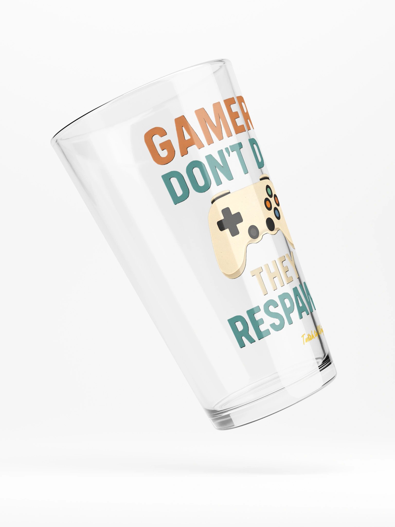 Gamers Don't Die - Glass product image (4)