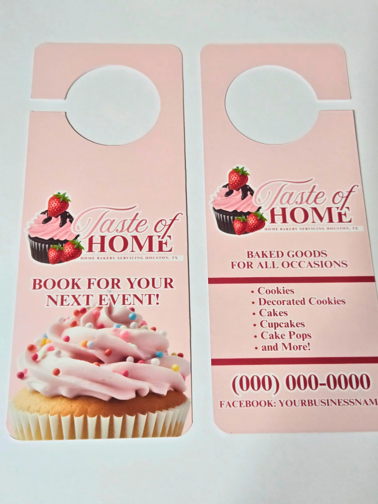 Laminated Door Hangers - Thicker product image (1)