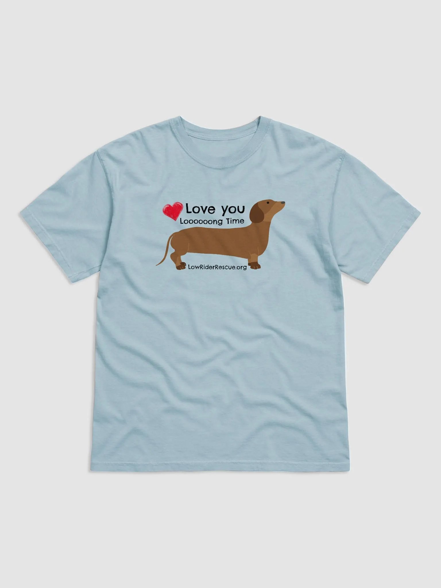 Love You LONG Time Dachshund Shirt product image (2)