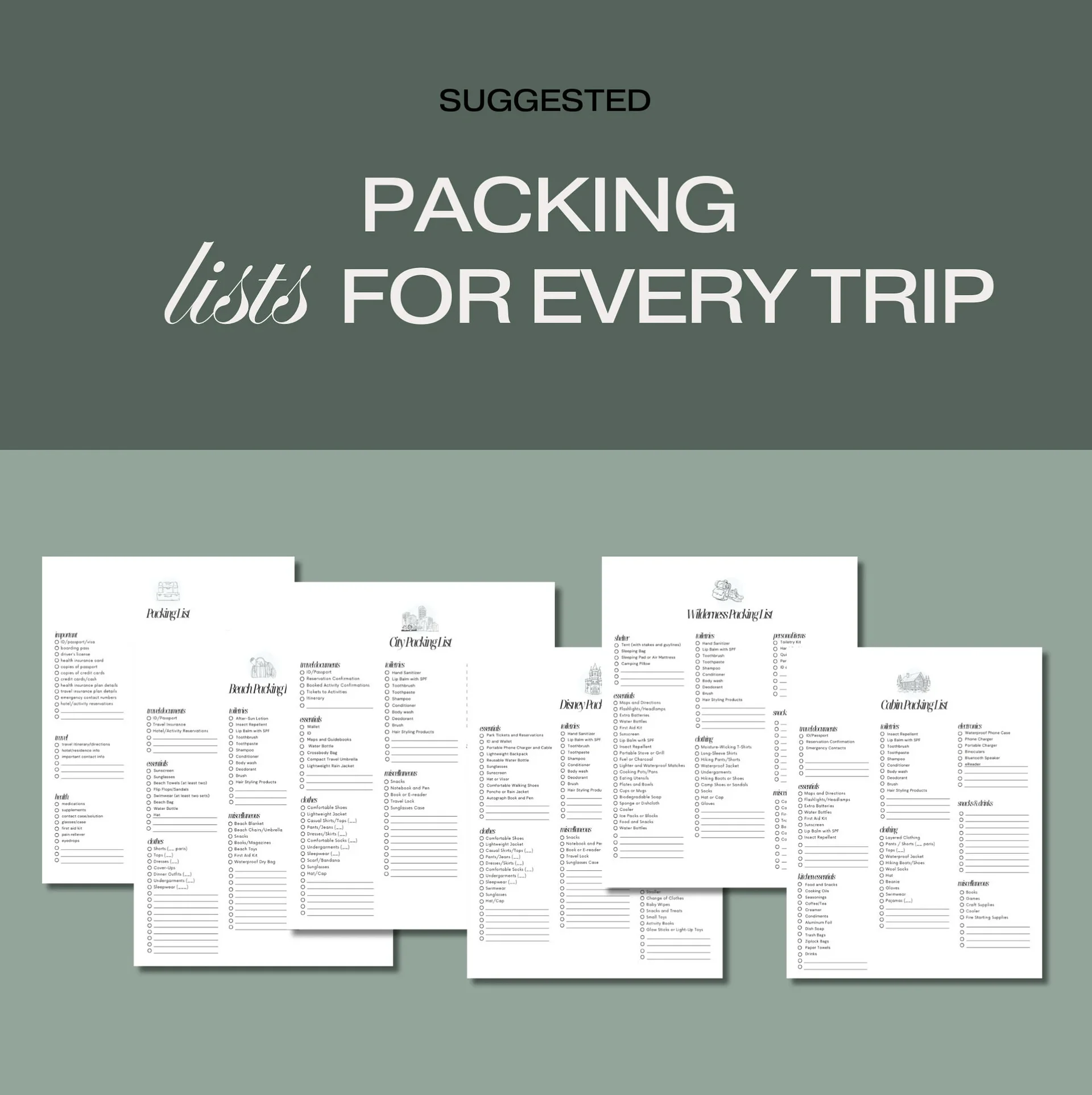 Ultimate Travel Planner | A5 & Letter Size product image (6)