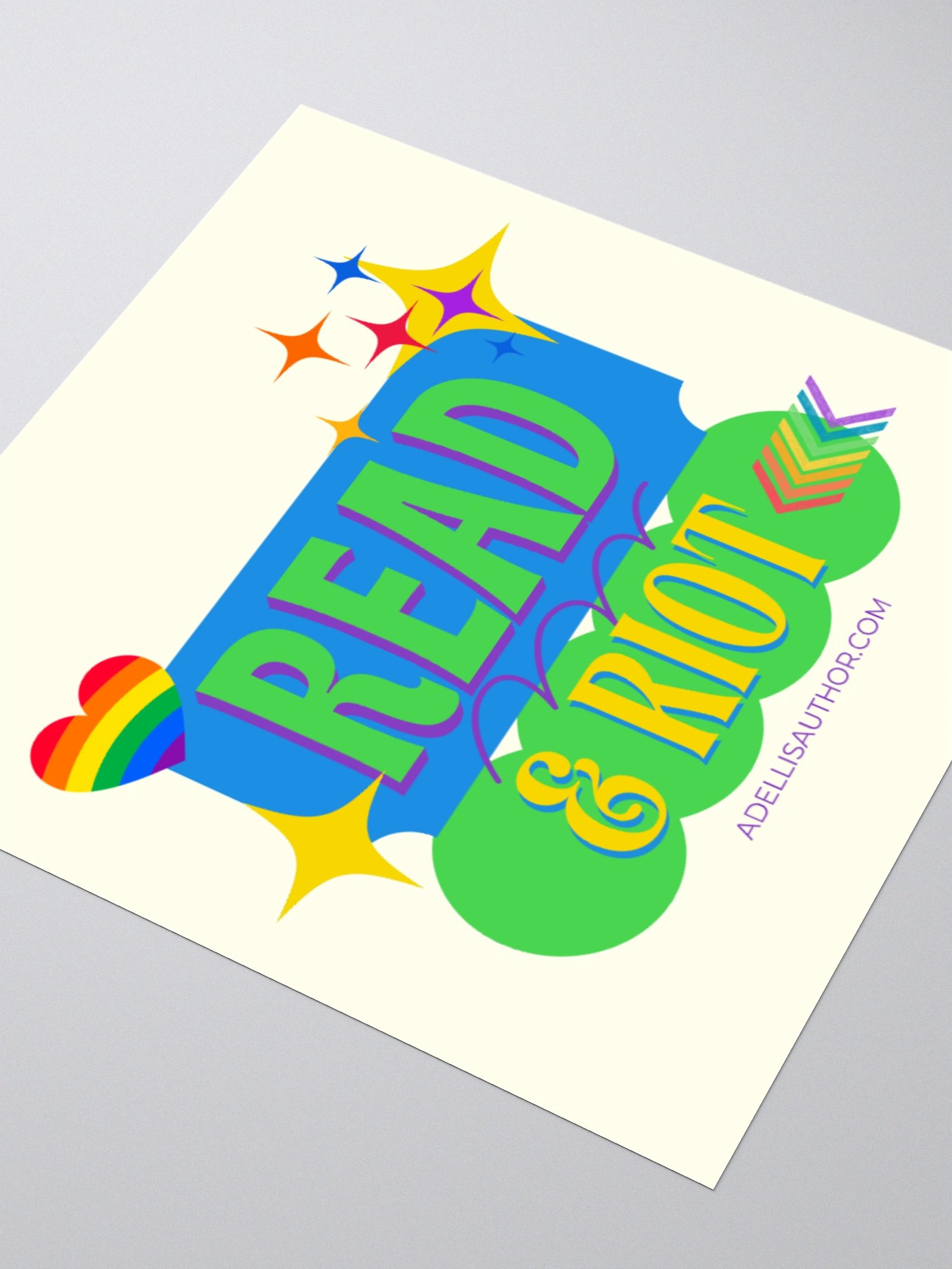 Read & Riot Pride Sticker product image (3)